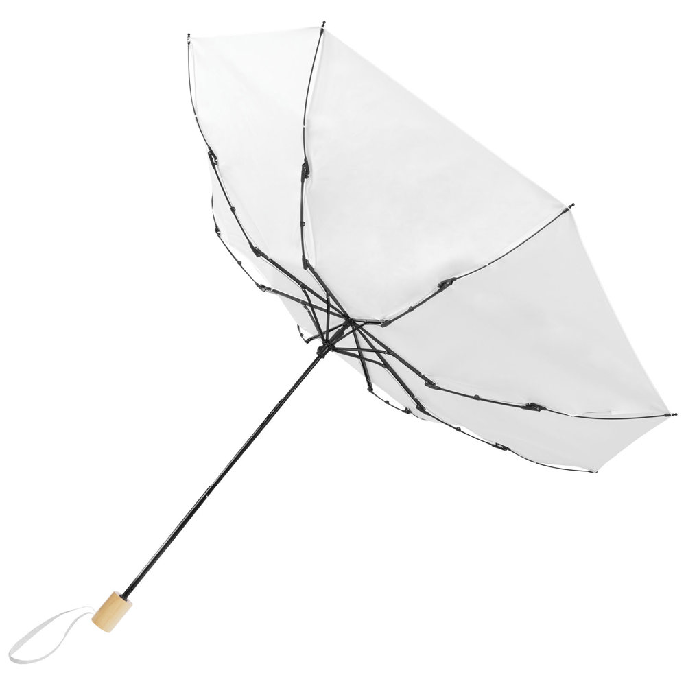 Birgit 21'' foldable windproof recycled PET umbrella