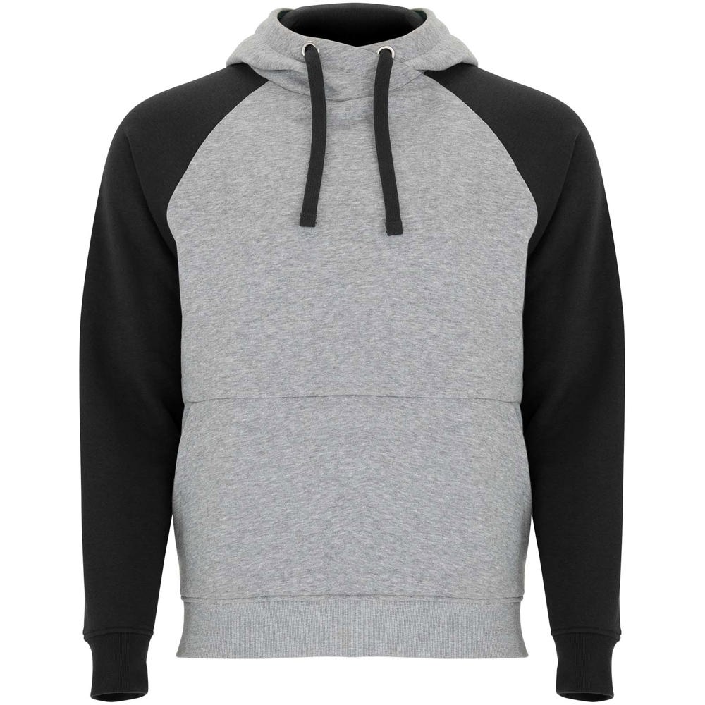 Badet 280 g/m² unisex two-tone hoodie - Heather grey, Black