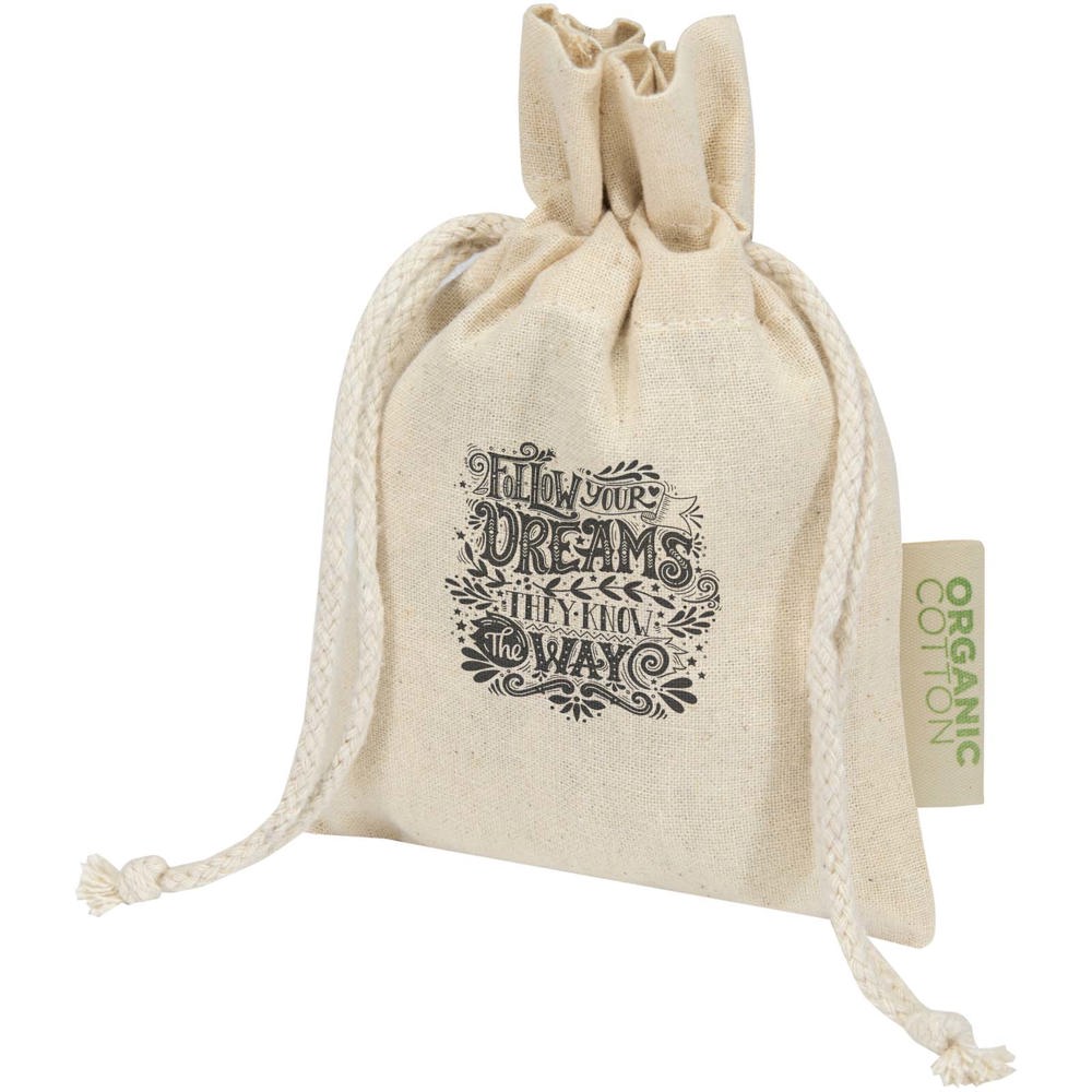 Odisha 140 g/m² OCS organic gift bag - 15 x 10 cm 