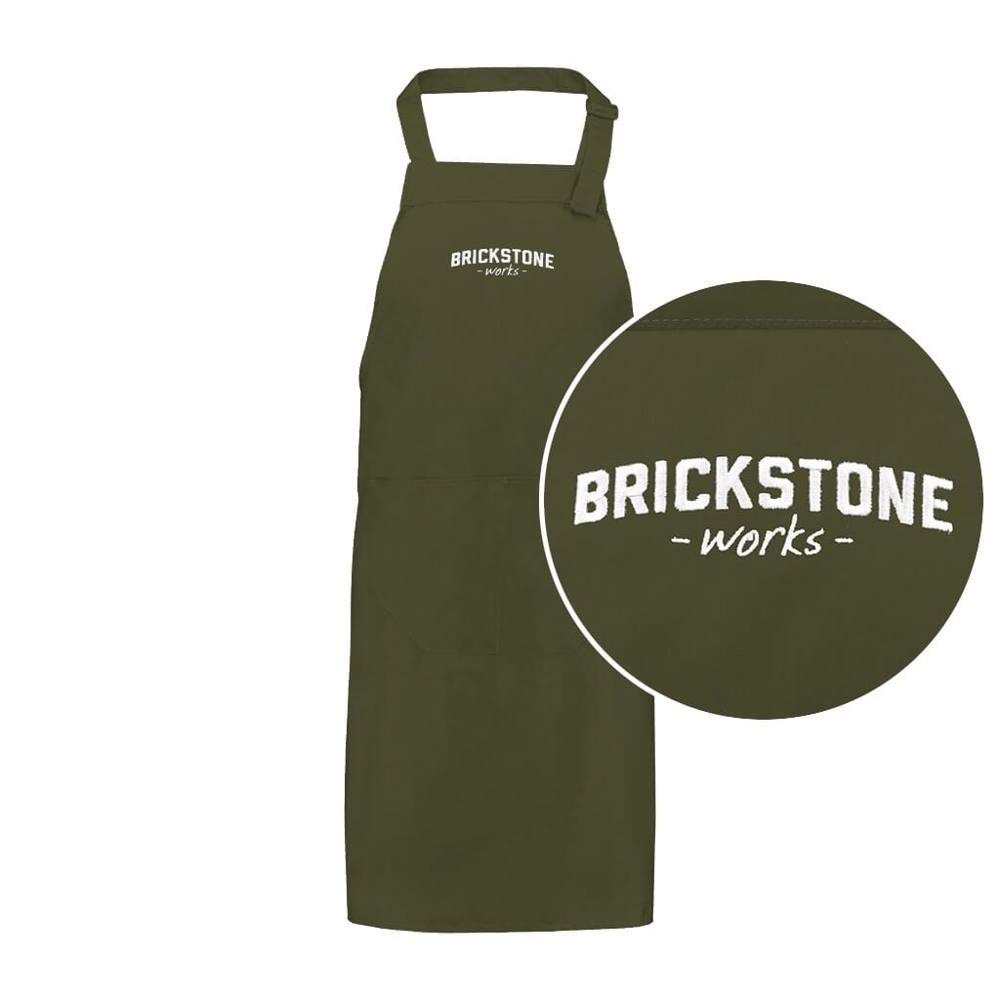Apron 75x85 cm - Olive green (PMS 7764c) / Olive green
