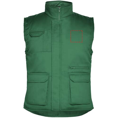 Almanzor multi-purpose workwear bodywarmer with high neck