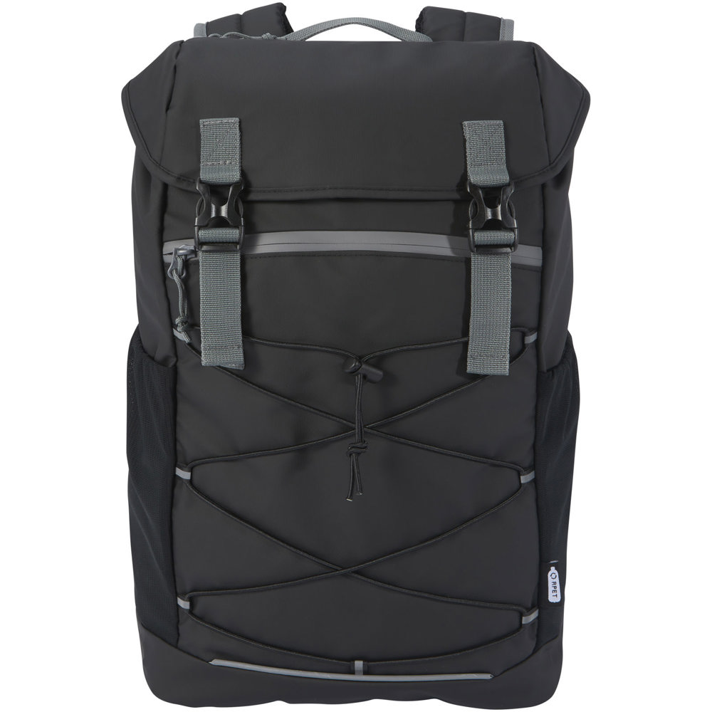 Aqua 15.6" GRS recycled water resistant laptop backpack 23L