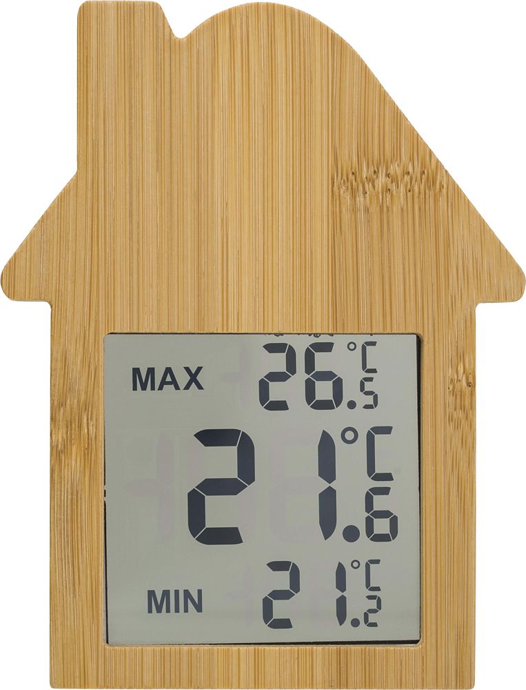 Bamboo weather station Lane - Brown