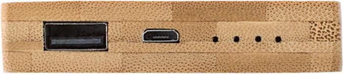 Bamboo power bank Ruby