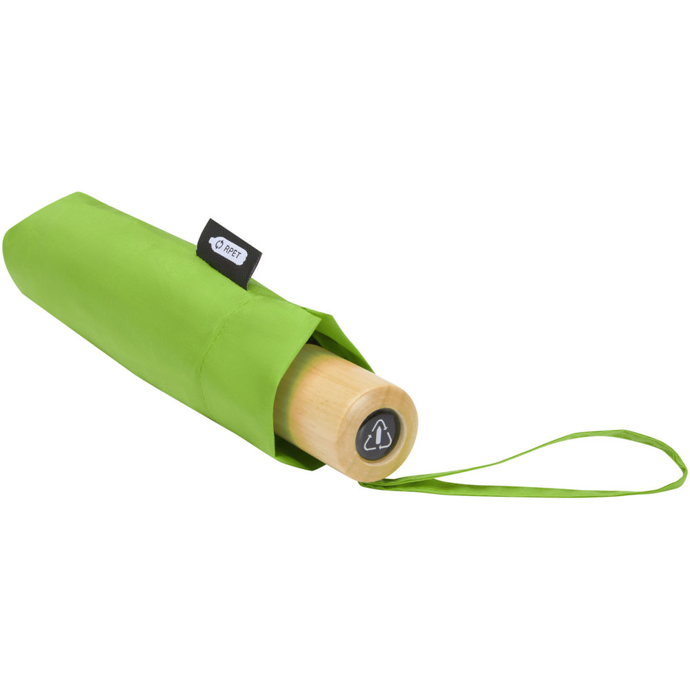 Birgit 21'' foldable windproof recycled PET umbrella