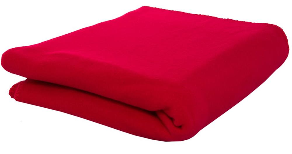 Fleeceplaid 150x120 cm, 250 gr/m² - Red (PMS 199c) / Red