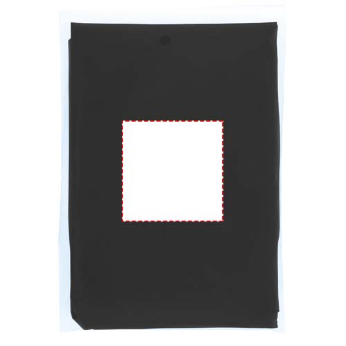 Ziva disposable rain poncho with storage pouch