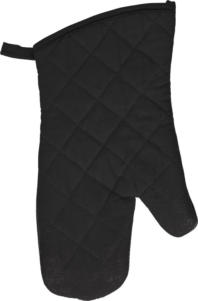 Cotton oven mittens Elsie - Black