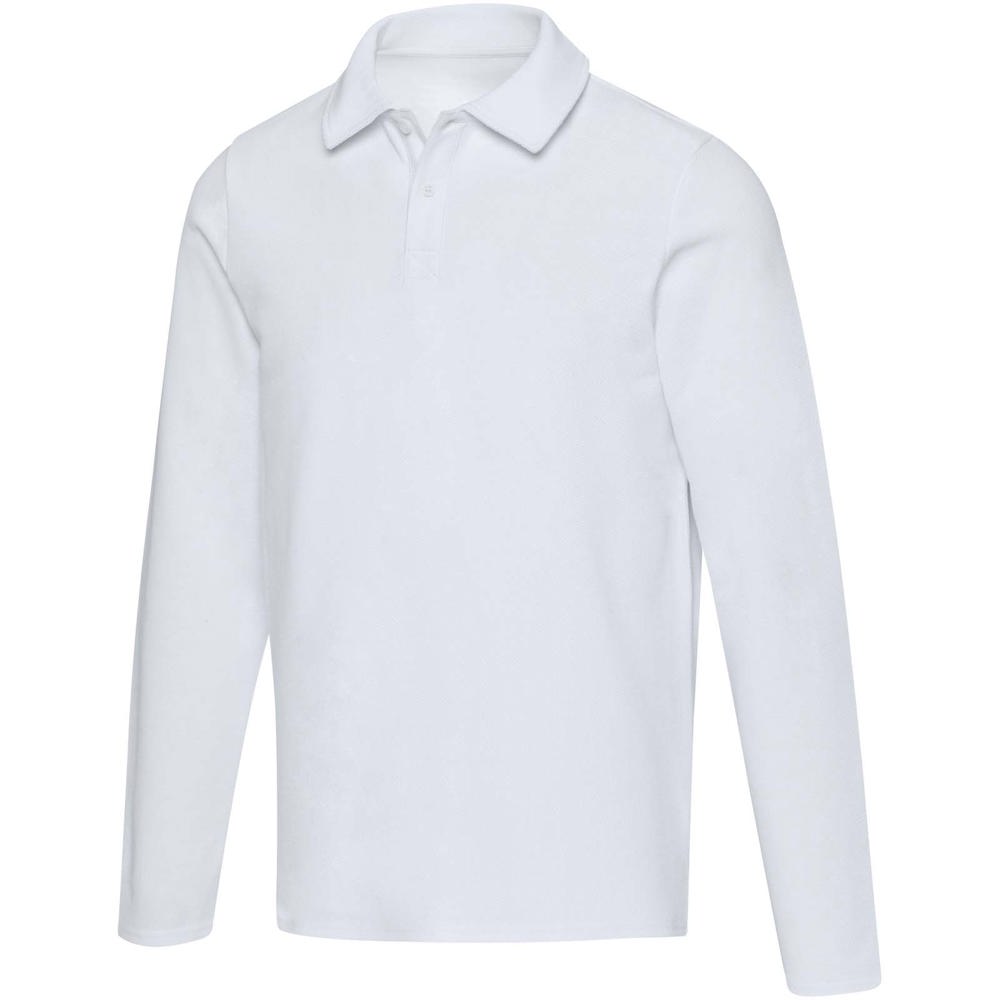 Apollo 245 g/m² long sleeve unisex polo - White