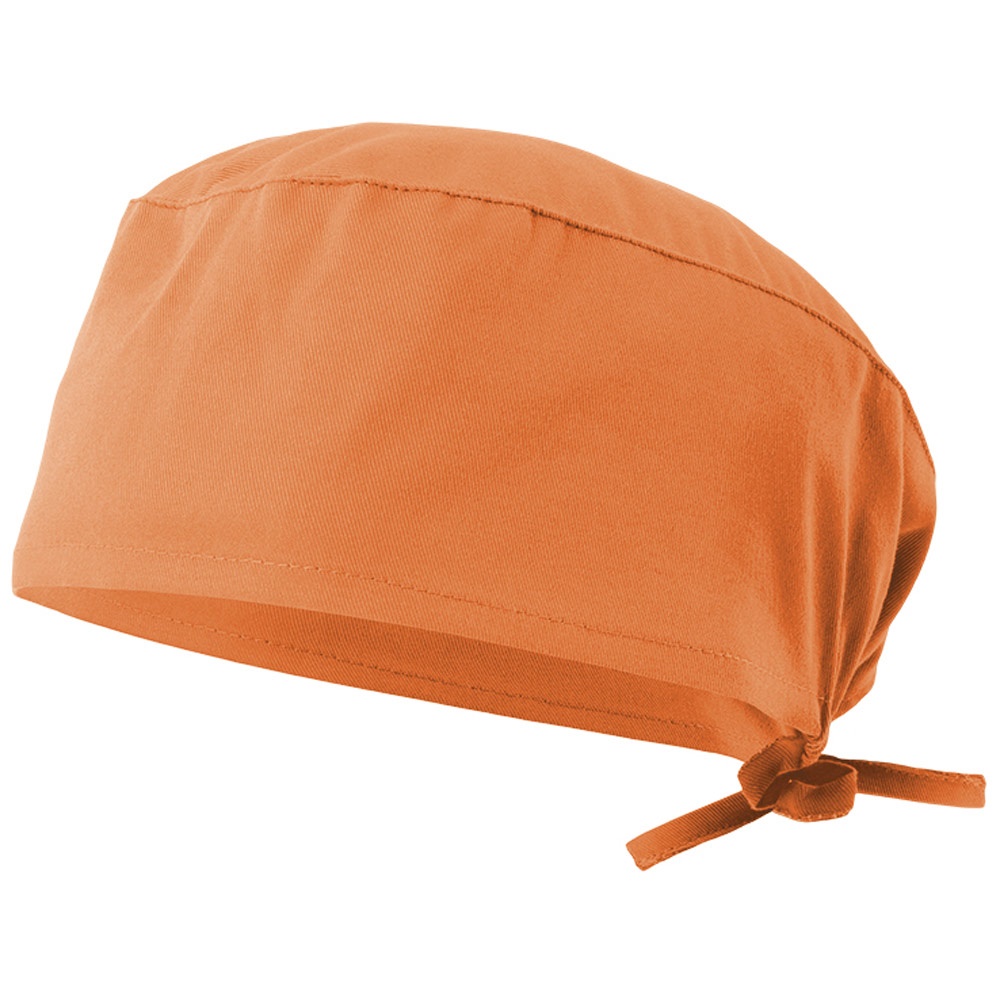 VL ENLIL. Σκουφάκι υγιεινής από twill (190g/m²), από βαμβάκι (35%) και πολυεστέρα (65%) - Σομόν