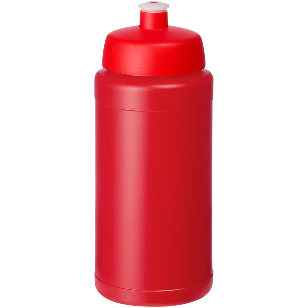 Baseline 500 ml recycled sport bottle - Red, Red