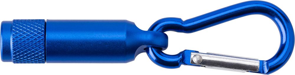Aluminium mini torch with carabiner Tracy