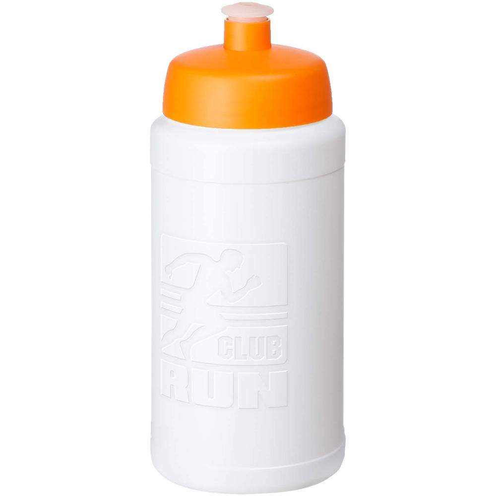 Baseline Rise 500 ml sport bottle - White, Orange