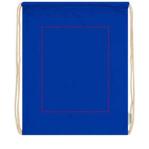Odisha 140 g/m² OCS organic drawstring bag 5L 