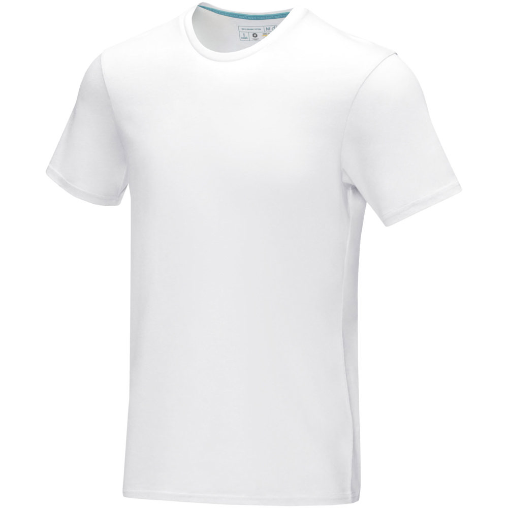 Azurite short sleeve men’s organic t-shirt - White