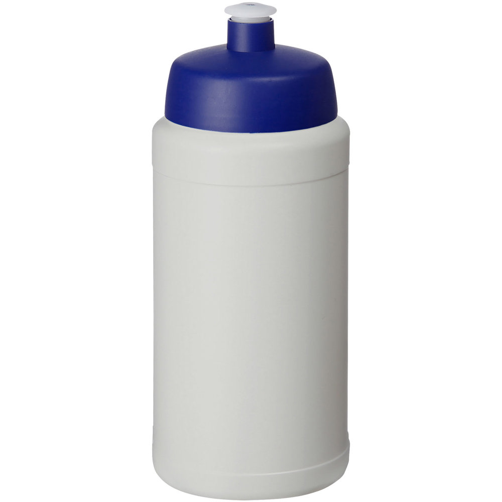 Baseline 500 ml recycled sport bottle - Natural, Blue
