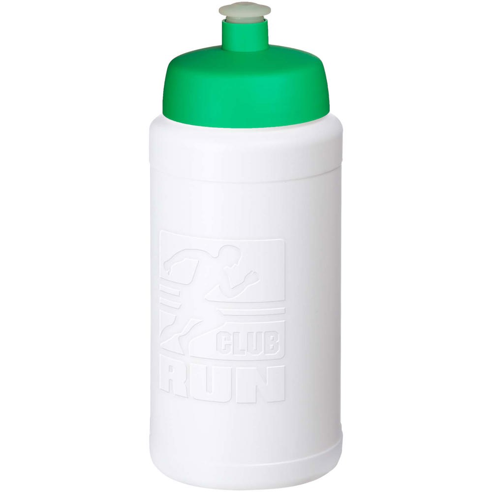 Baseline Rise 500 ml sport bottle - White, Green