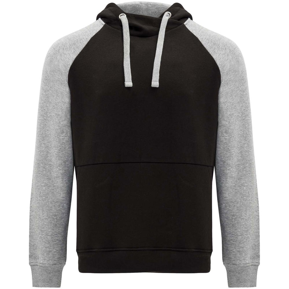 Badet 280 g/m² unisex two-tone hoodie - Black, Heather grey