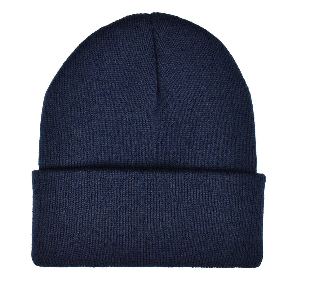 Knitted kids hat - Navy (PMS 533c) / Navy