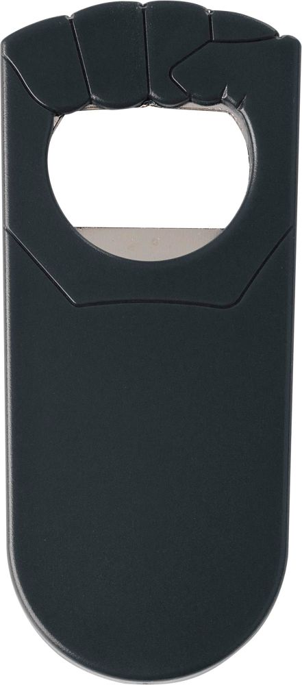 Plastic bottle opener Tay - Black