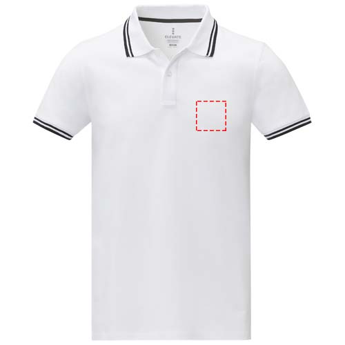 Amarago 200 g/m2 short sleeve men's tipping polo