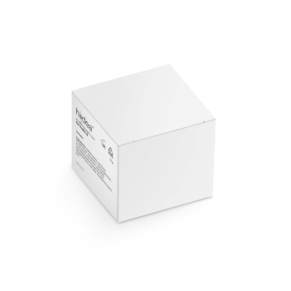 ALBA. Lip balm σε σφαιρική μεταλλική συσκευασία ABS