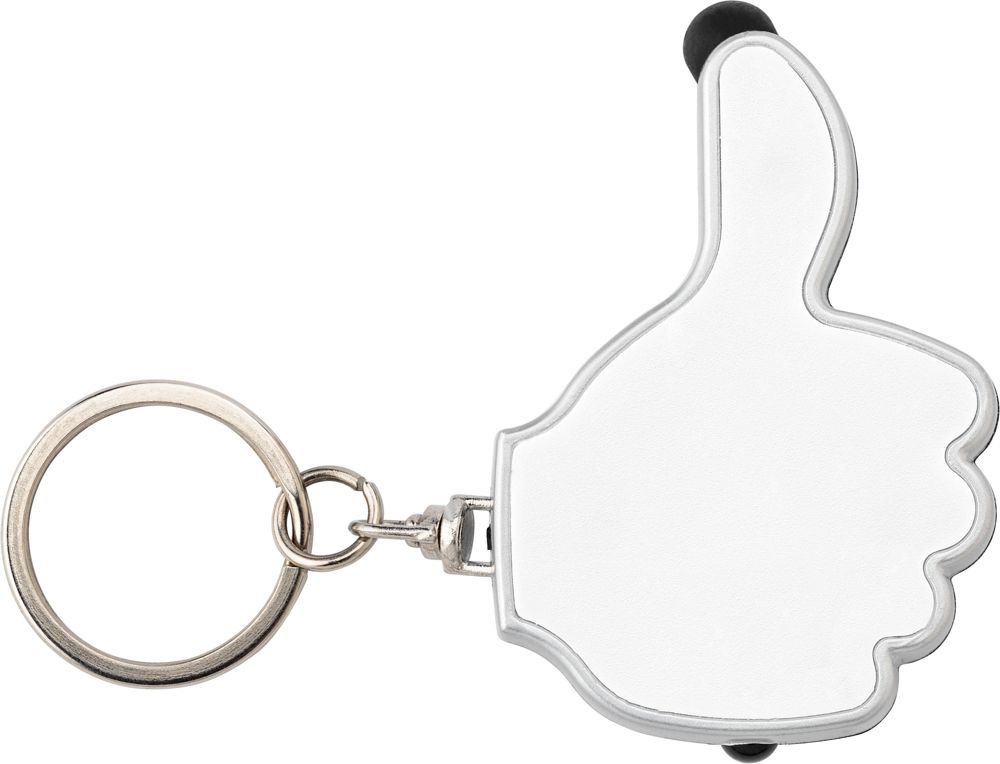 ABS 2-in-1 key holder Melvin - White