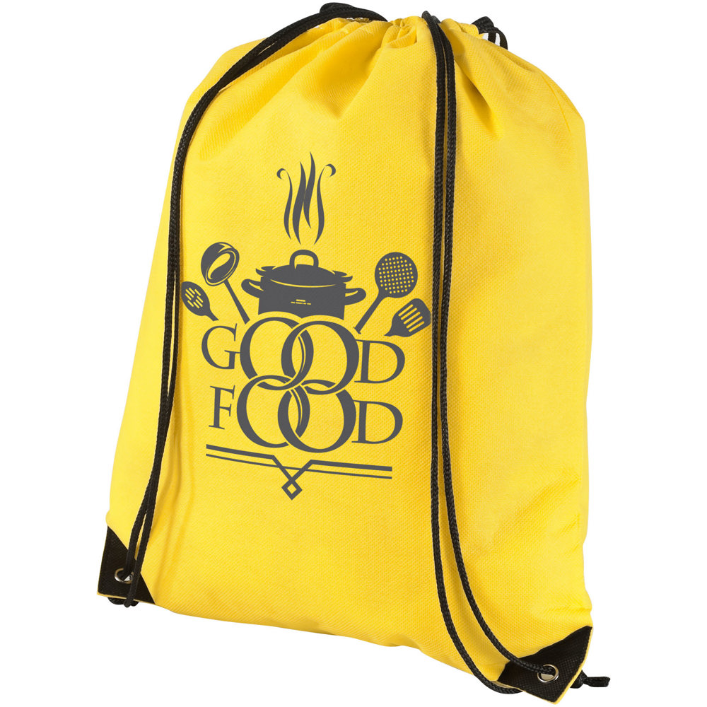 Evergreen non-woven drawstring bag 5L