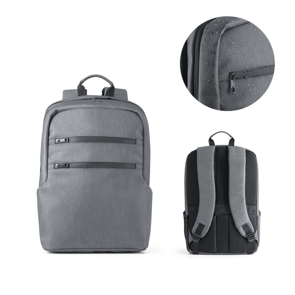BROOKLYN. Αδιάβροχο σακίδιο laptop 2 Tone Nylon 15''