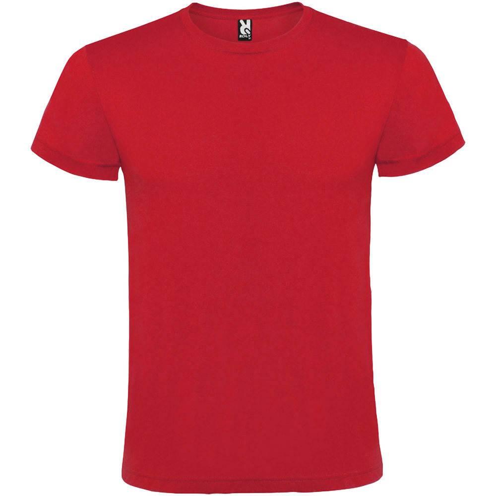 Atomic 150 g/m2 short sleeve unisex t-shirt - Red