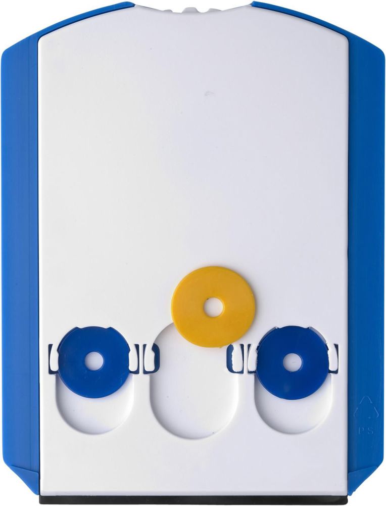 Plastic 2-in-1 parking disc Teddie - Cobalt Blue