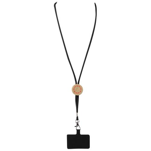 Adhab smartphone lanyard with bamboo details