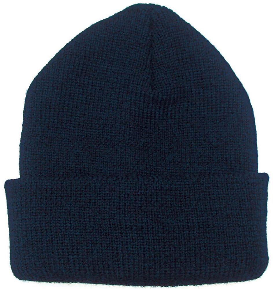 Knitted wool hat - Navy (PMS 533c) / Navy