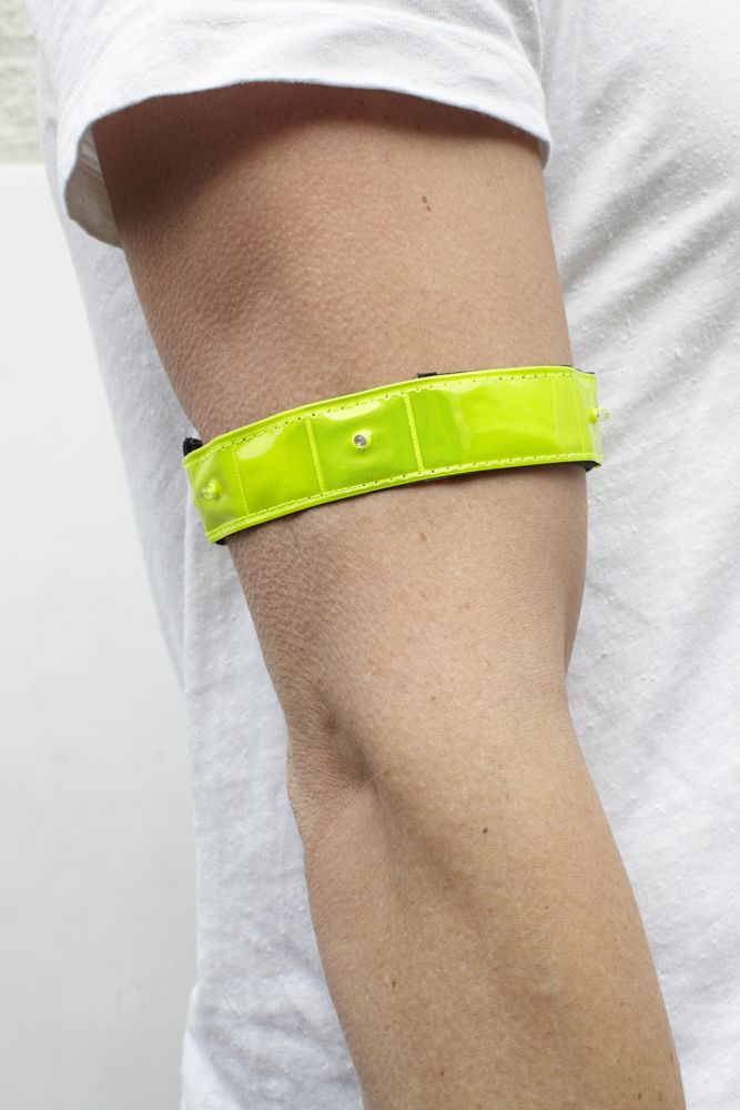 Nylon (500D) and PVC reflective strap with lights Anni