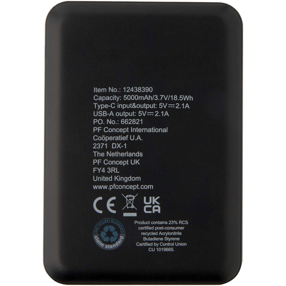 Asama 5000 mAh Type-C recycled plastic power bank