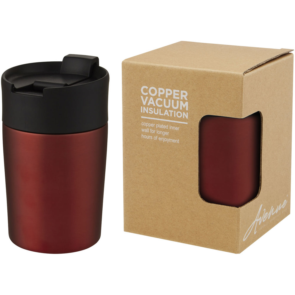 Jetta 180 ml copper vacuum insulated tumbler - Red