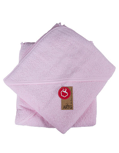 ARTG - Babiezz® Baby Hooded Towel - Light pink