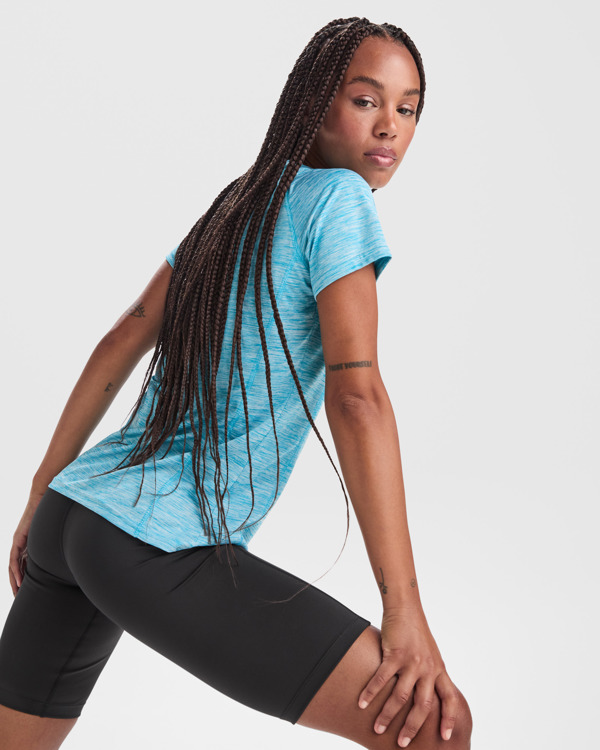 AUSTIN WOMAN T-SHIRT S/S HEATHER FLUOR CORAL