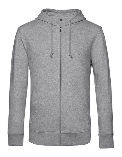 B&C BE INSPIRED - Inspire Zipped Hood Jacket_° - Heather Grey