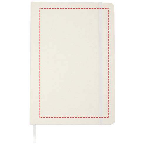 Bass A5 recycled hard cover notebook with lined pages