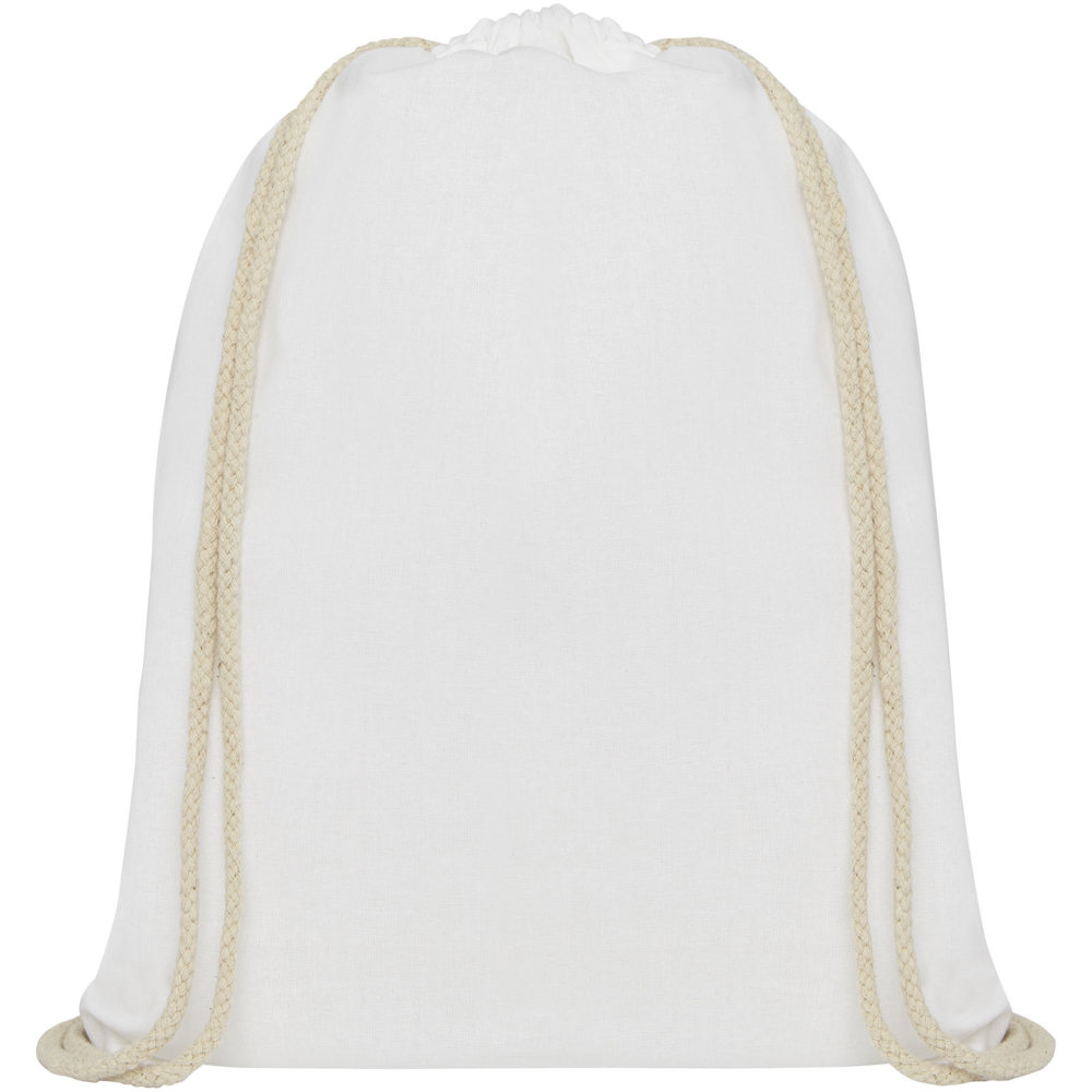 Oregon 100 g/m² cotton drawstring bag 5L