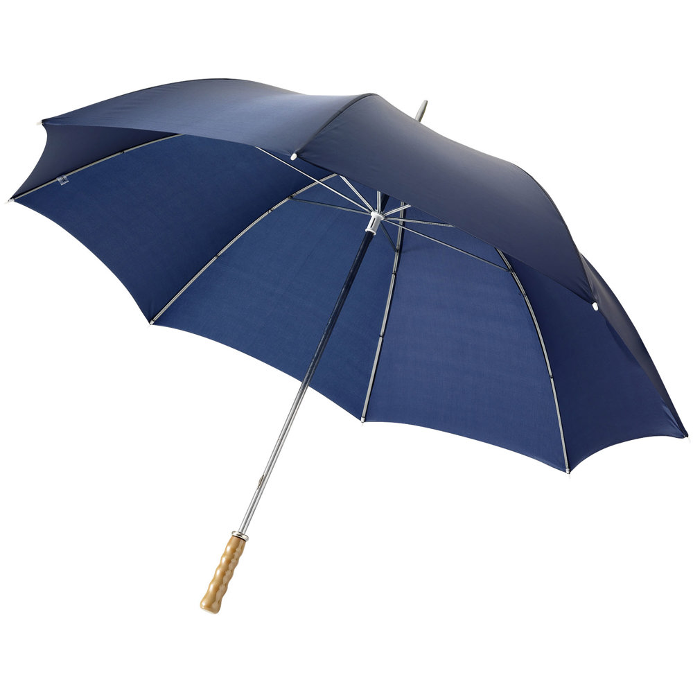 Karl 30" golf umbrella with wooden handle - Navy