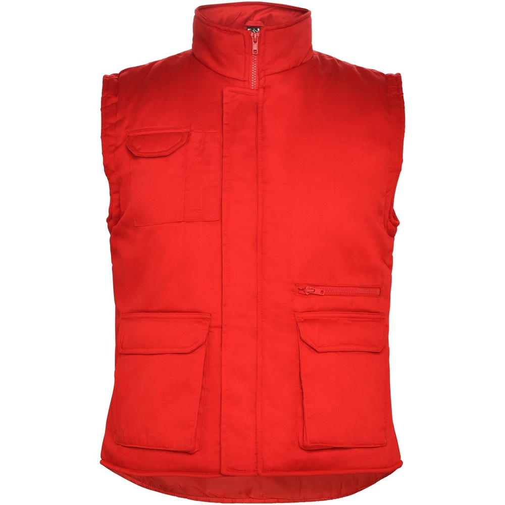 Almanzor multi-purpose workwear bodywarmer with high neck - Red