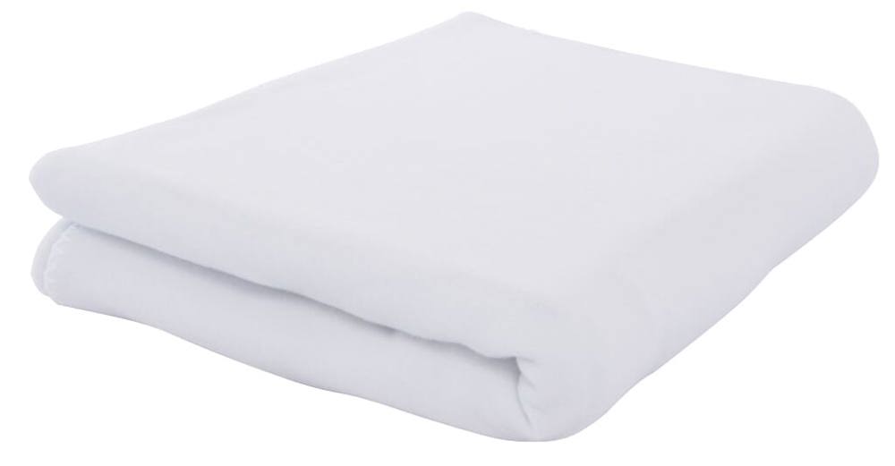 Fleeceplaid 150x120 cm, 250 gr/m² - White (White) / White