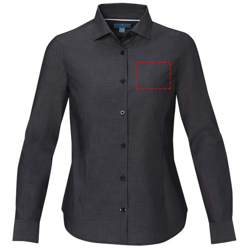 Cuprite long sleeve women's organic shirt