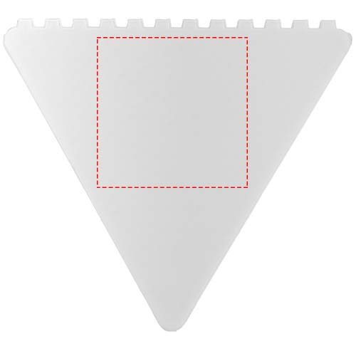 Frosty triangular recycled plastic ice scraper