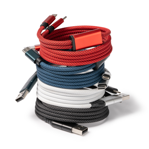 CHARGER CABLE ELON WHITE