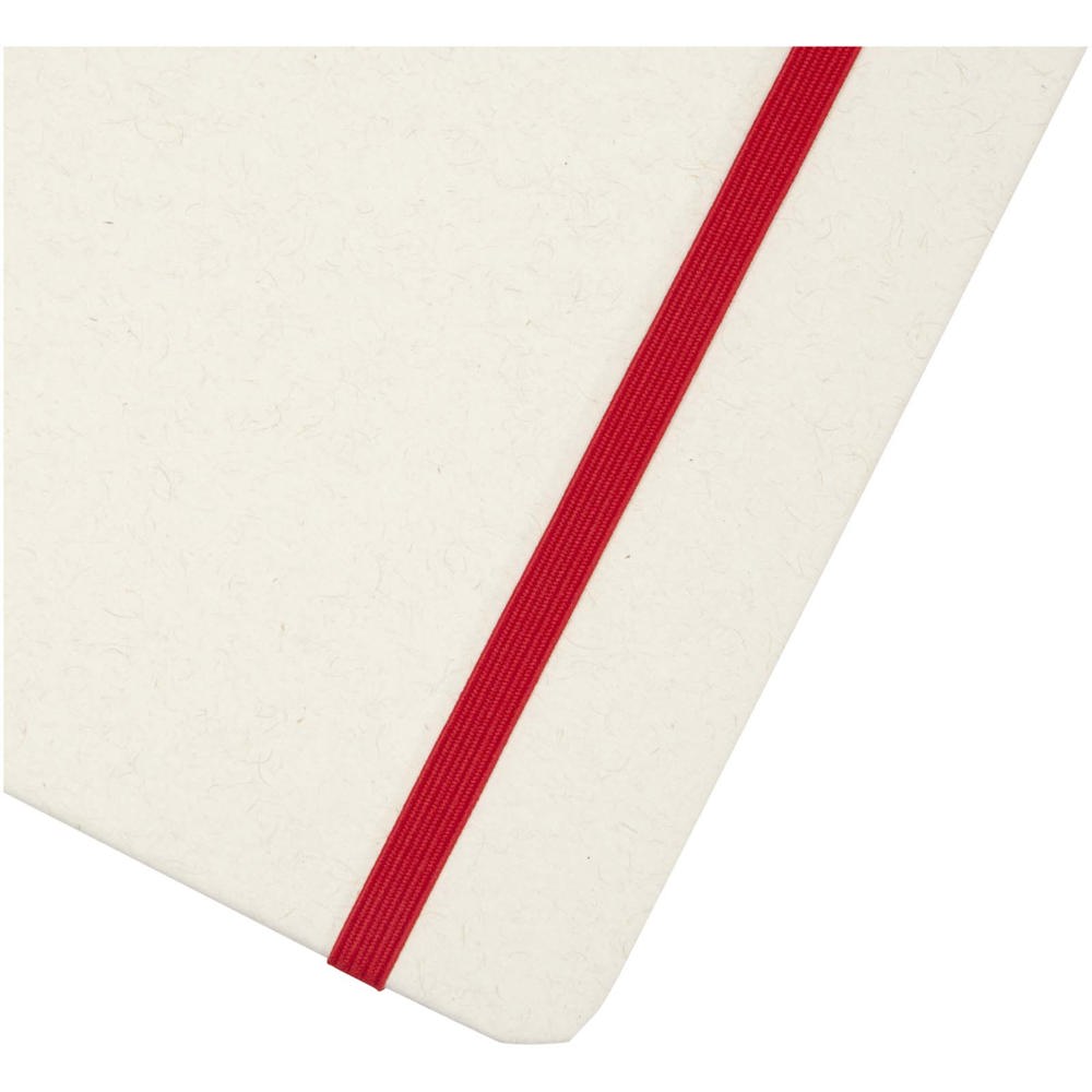 Bass A5 recycled hard cover notebook with lined pages