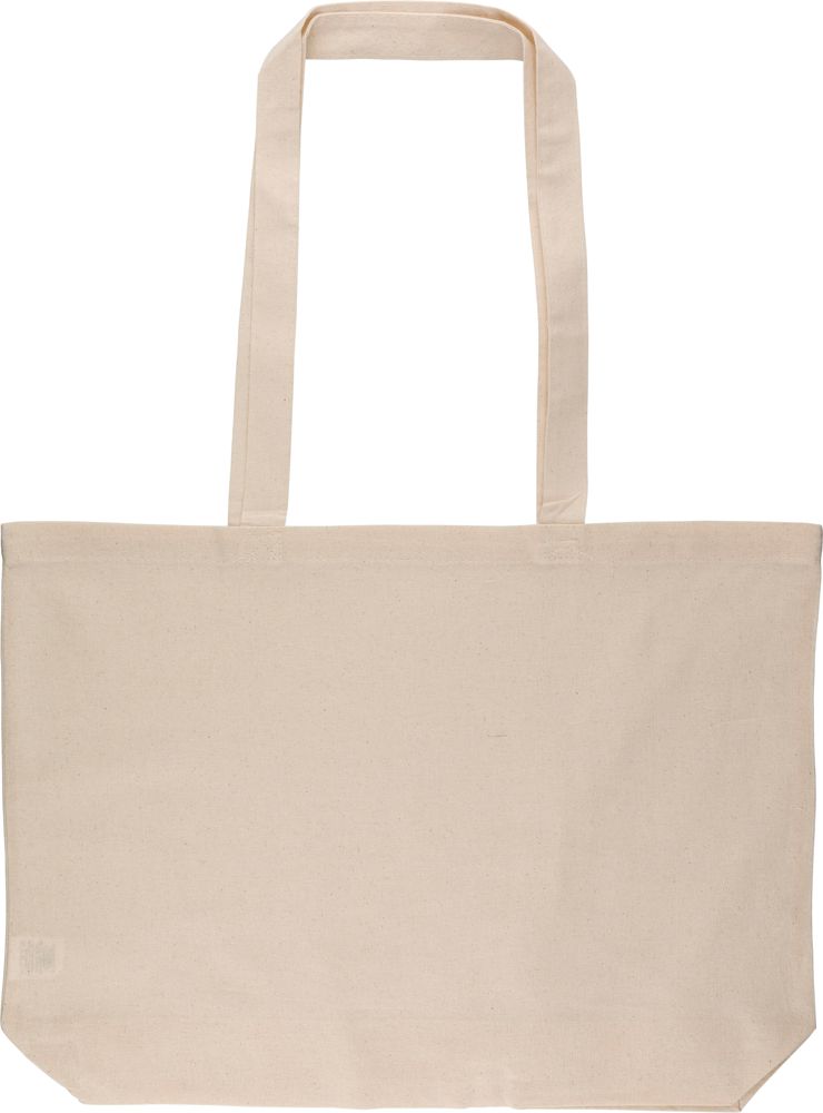 Cotton (140 gsm) shopping bag Isak - Khaki