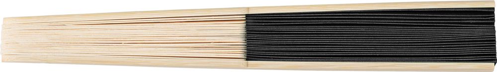 Bamboo hand held fan Elio - Black